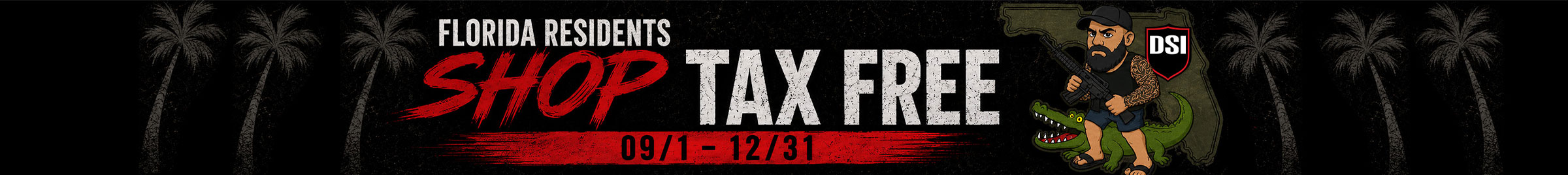 Florida residents shop tax free 9/1 – 12/31